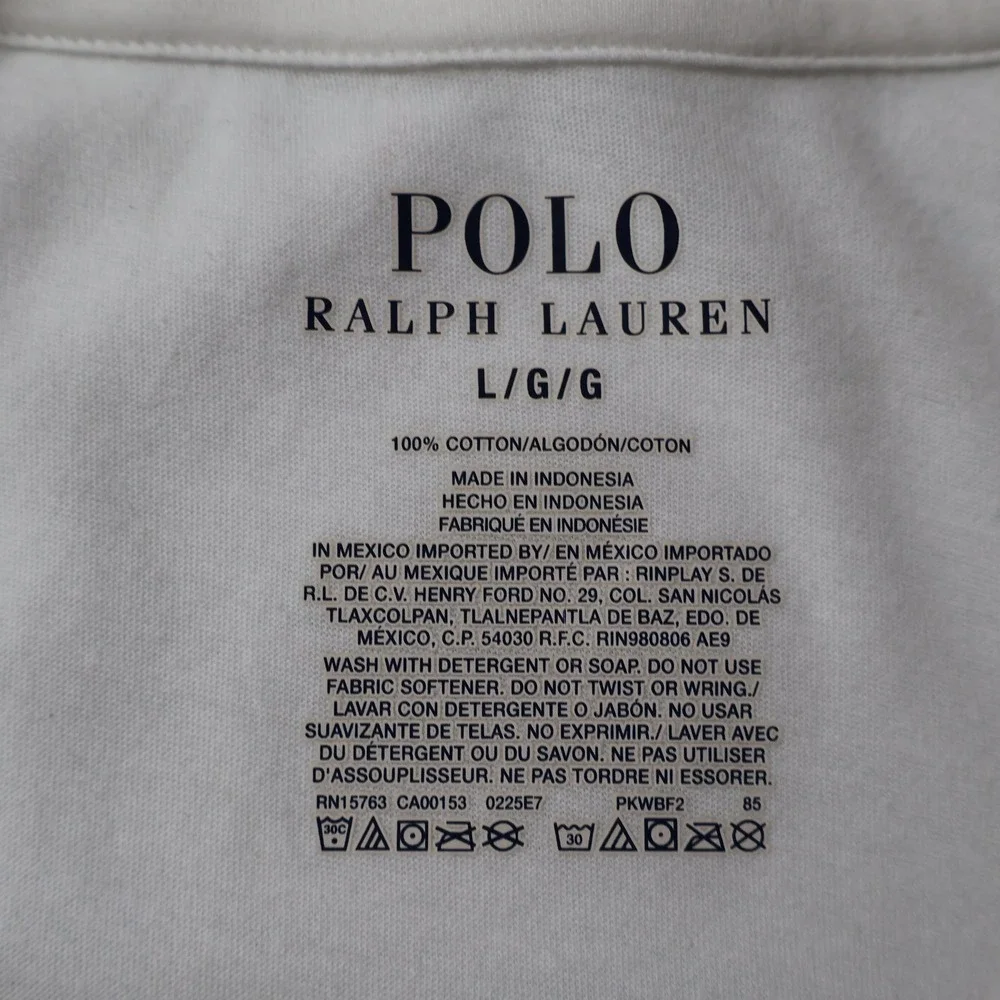 Polo Ralph Lauren Pajama Set Mens L White Black Bear Graphic Preppy $99 NWD